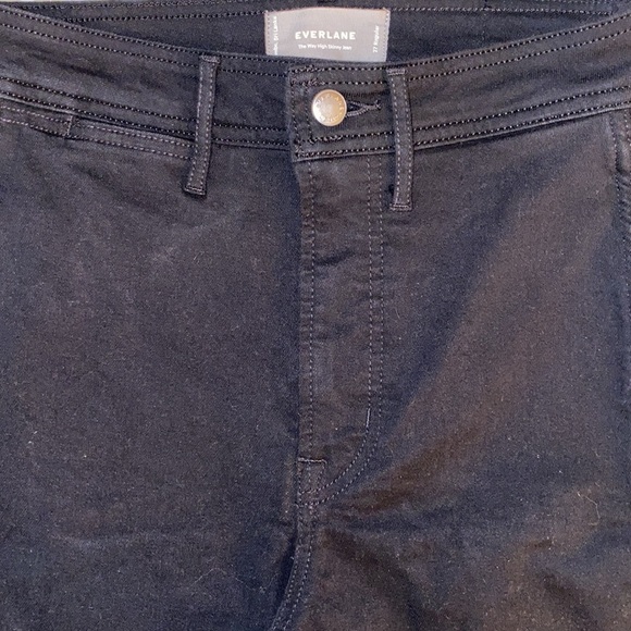 Everlane The Way-High Skinny Black Jean Size 27 - Picture 6 of 12